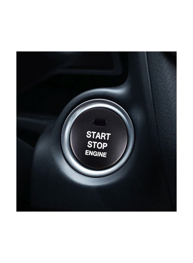 Generic 3D Engine Start Stop Push Button Sticker For Mazda  - Image 3