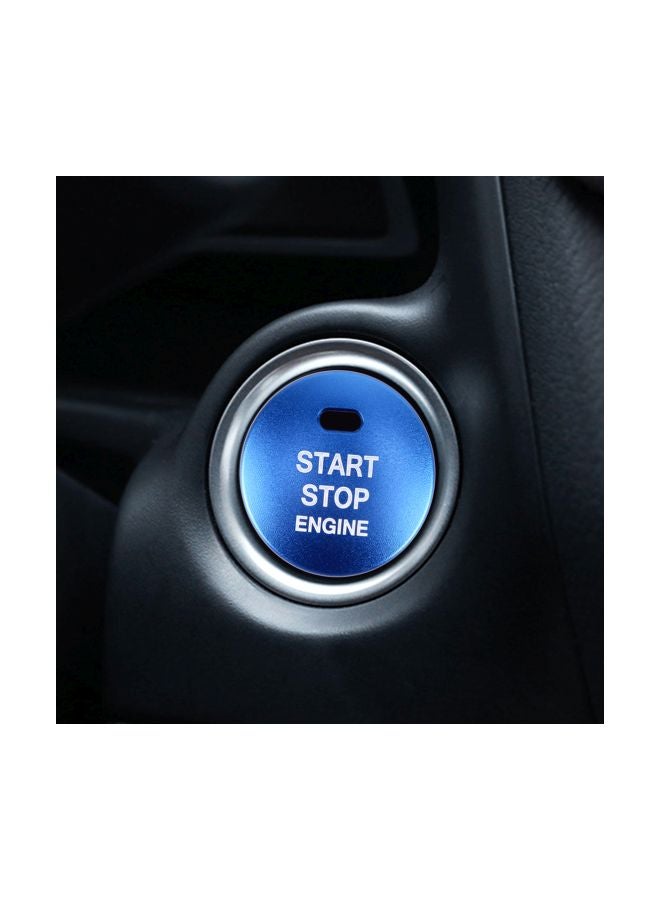 Generic 3D Engine Start Stop Push Button Sticker For Mazda  - Image 3