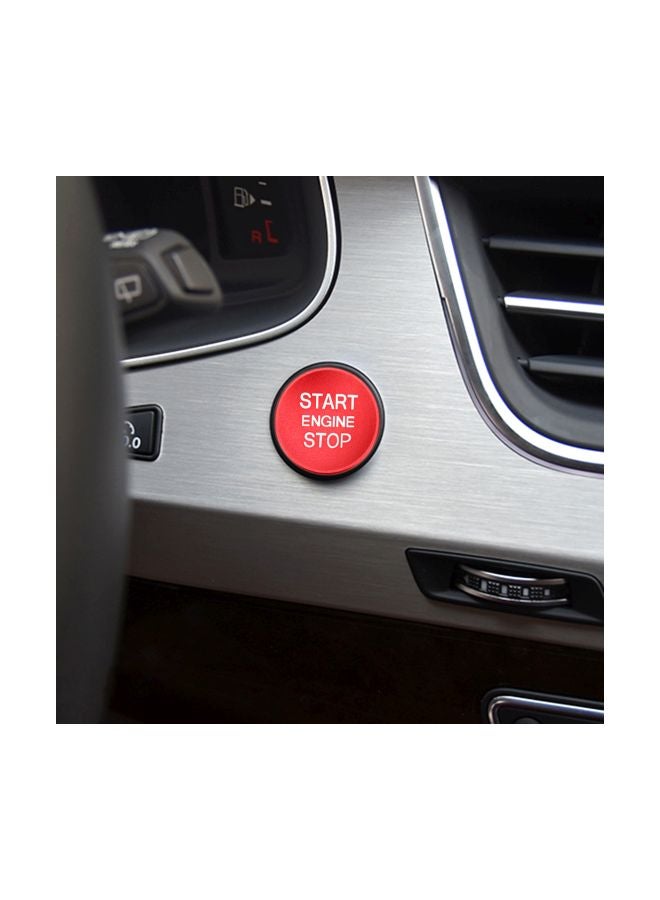 Generic Engine Start Stop Push Button Sticker For Audi  - Image 5