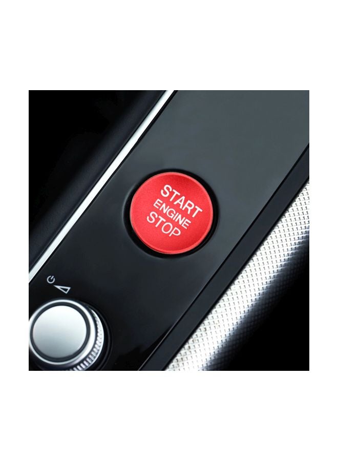 Generic Engine Start Stop Push Button Sticker For Audi  - Image 3