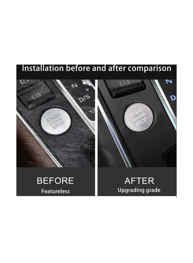 Generic Engine Push Button Sticker For Audi  - Image 5