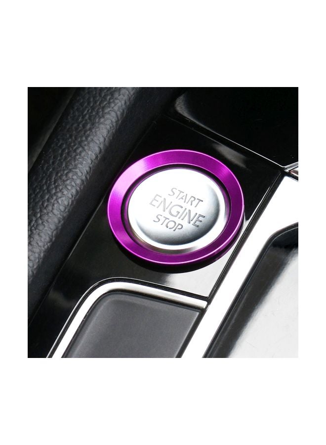 Generic Aluminum Alloy Car Engine Start Key Sticker For Volkswagen  - Image 3