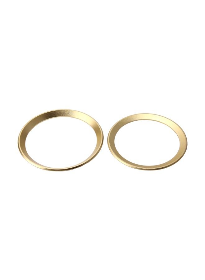 Generic Pack Of 2 Zinc Alloy Hood Emblem Ring Sticker For BMW 3 Series  - Image 1