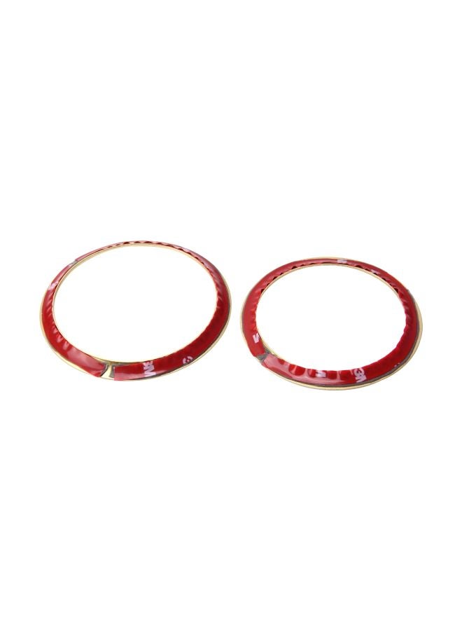 Generic Pack Of 2 Zinc Alloy Hood Emblem Ring Sticker For BMW 3 Series  - Image 4