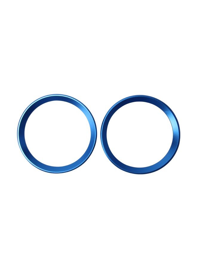 Generic Pack Of 2 Hood Emblem Ring Sticker For BMW 5 Series  - Image 1