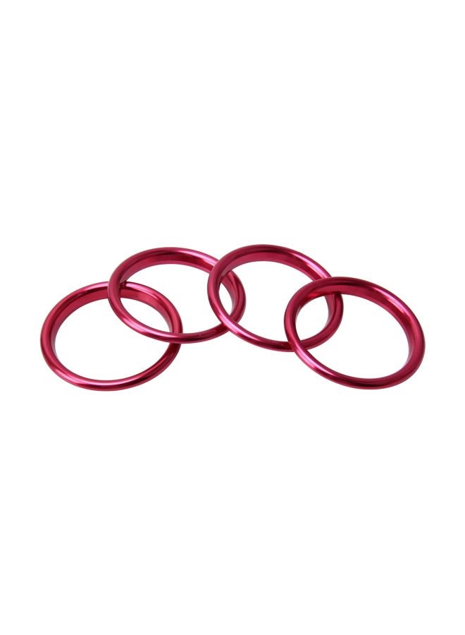 Pack Of 4 Car Dashboard Decorative Ring Sticker For Audi A3 - Image 1