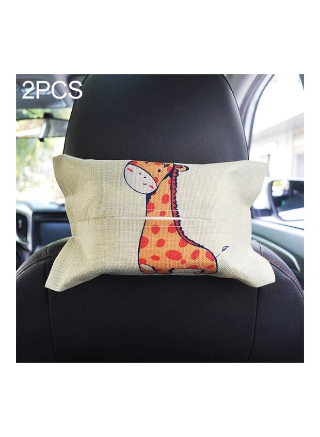 2-Piece Towel Napkin Papers Bag Holder Box Case - Image 2