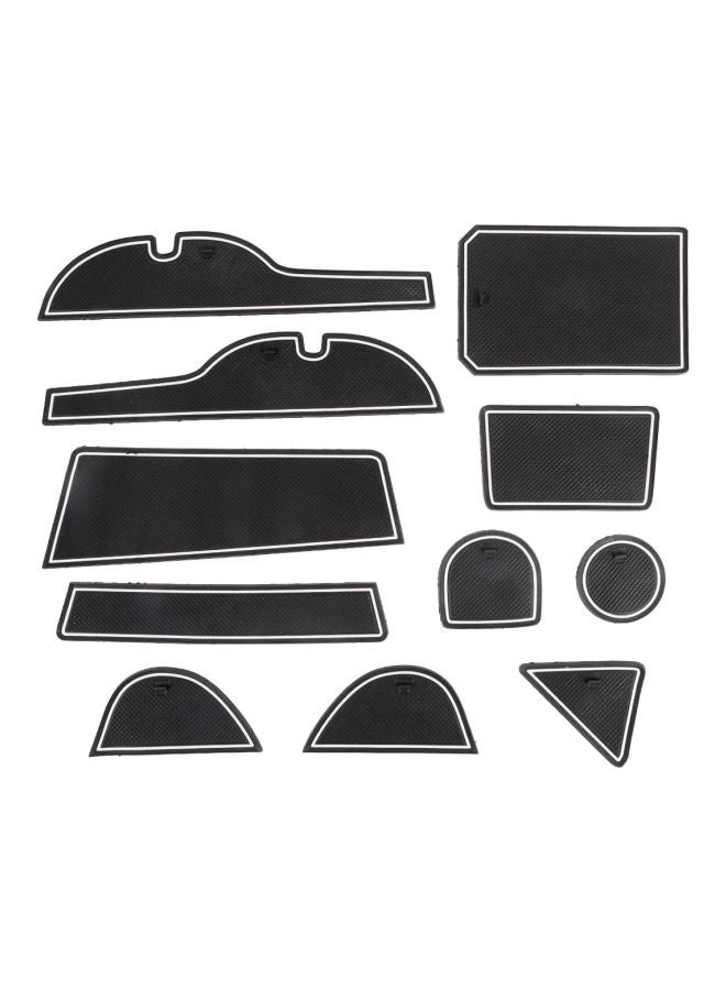 11-Piece Anti-Slip Interior Door Pad Set For Toyota RAV4 (2013-2015) - Image 1