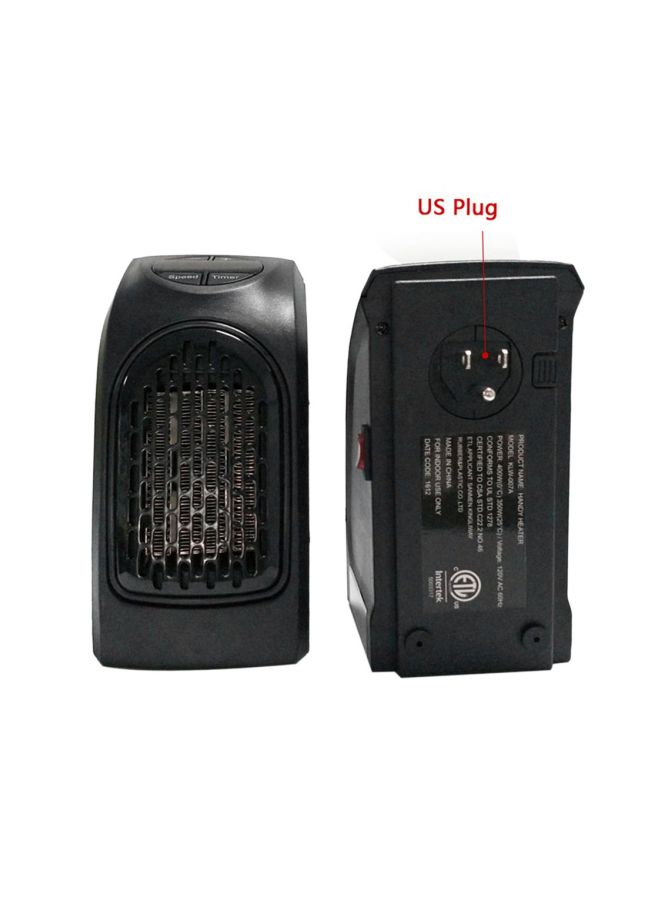 Electric Portable Mini Heater H-058 Black  - Image 2
