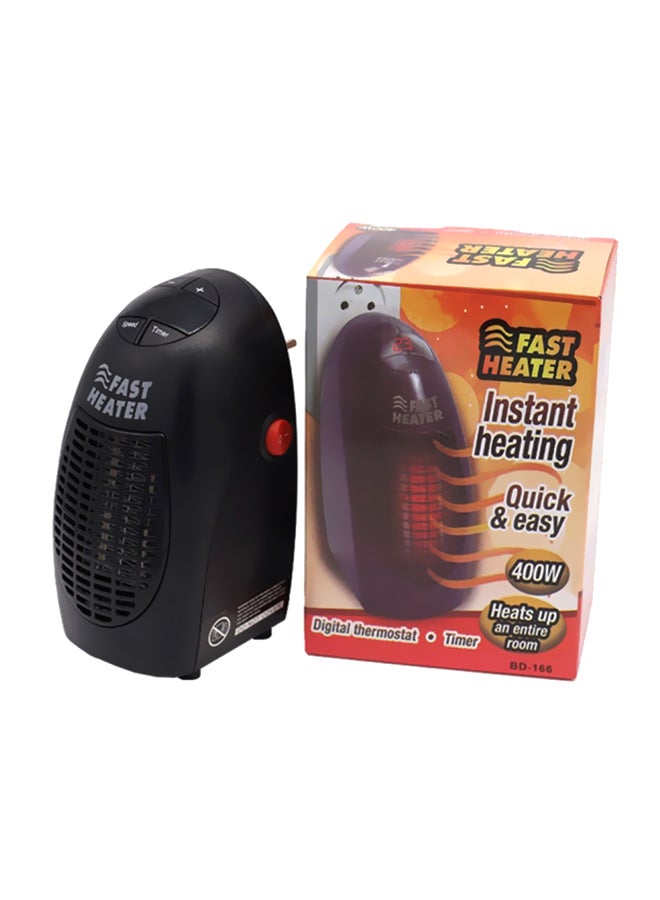Generic - Portable Mini Room Heater 400W ZM1050900 Black - Image 1