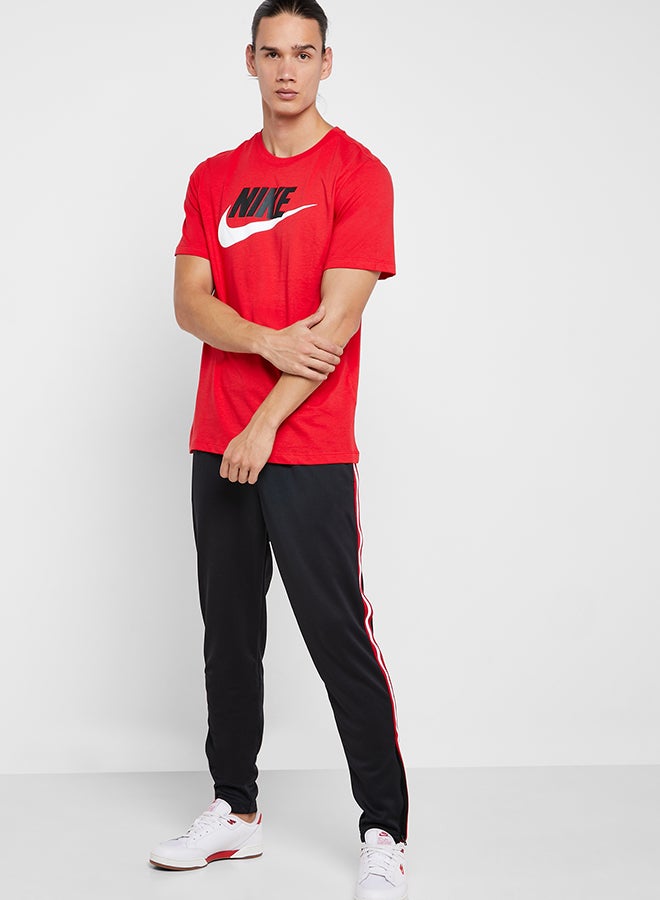 Nike Icon Futura T-Shirt Red/White/Black - Image 3