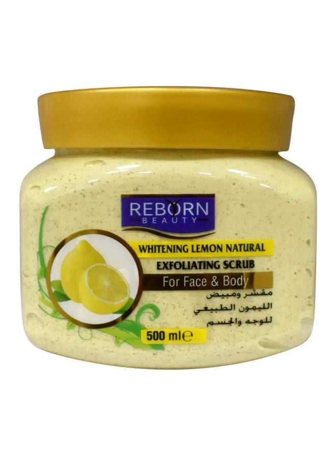 Whitening Lemon Natural Exfoliating Scrub 500ml