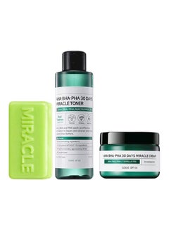 Miracle Soap + Miracle Toner + Cream Set