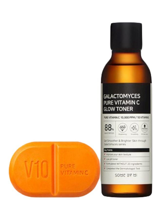 Some by Mi Galactomyces Vita C Toner + V10 Soap Set 