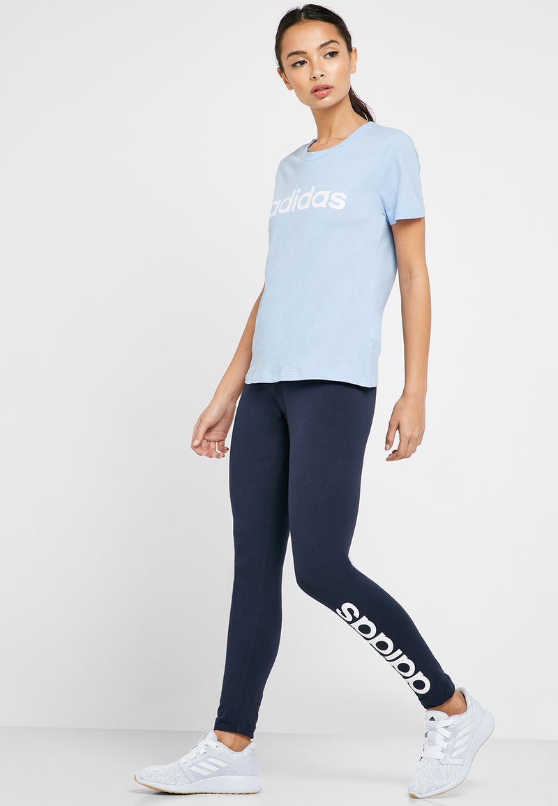 Adidas Essential Linear Tights Legend Ink/White - Image 1