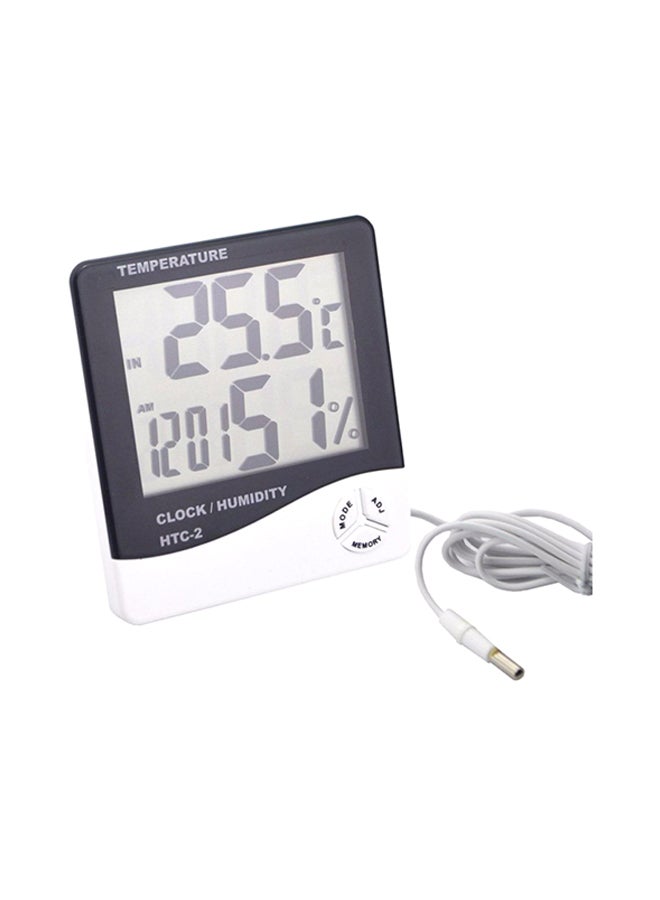 HTC Thermometer Humidity Alert With Dew Point Multicolour 350grams 