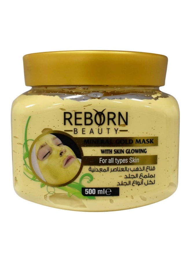 REBORN Mineral Gold Mask With Skin Glowing 500ml - Image 1