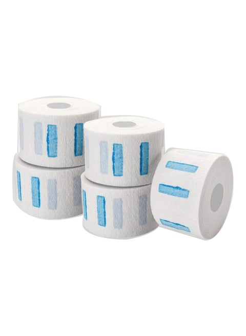 Pack Of 5 Disposable Barber Neck Paper White