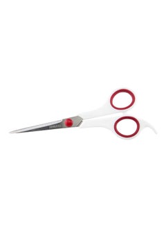 Salon Sheer With Finger Rest White/Red/Silver 7inch - v1569406100/N30176919A_1