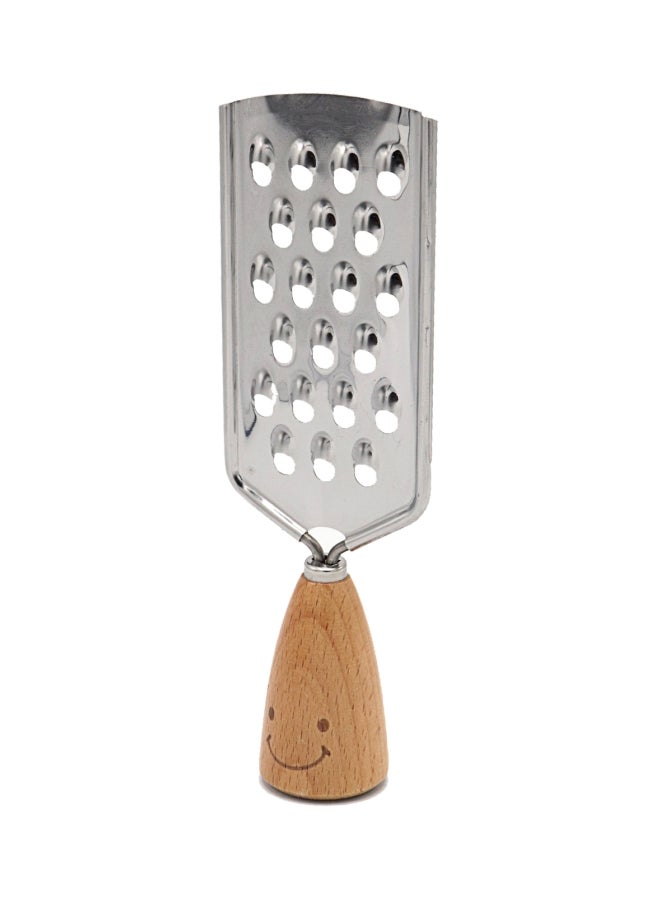Cc Wooden Handle Grater Beige/Silver 0.5kg  - Image 2