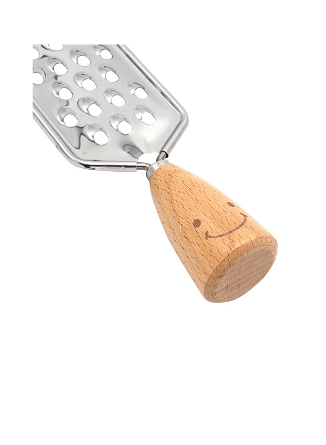 Cc Wooden Handle Grater Beige/Silver 0.5kg  - Image 3