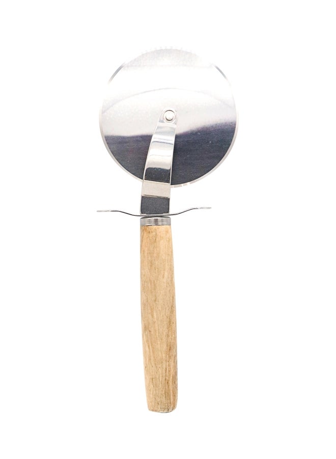 Cc Stainless Steel Pizza Knife Silver/Beige  - Image 1