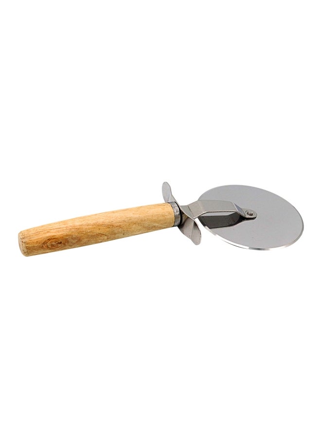 Cc Stainless Steel Pizza Knife Silver/Beige  - Image 2