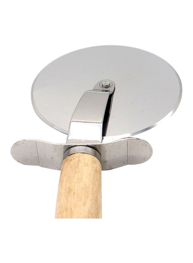 Cc Stainless Steel Pizza Knife Silver/Beige  - Image 3