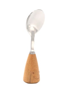 Cc Spoon With Wooden Handle Beige/Silver 0.5kg  - Image 1