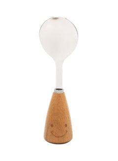 Cc Spoon With Wooden Handle Beige/Silver 0.5kg  - Image 2