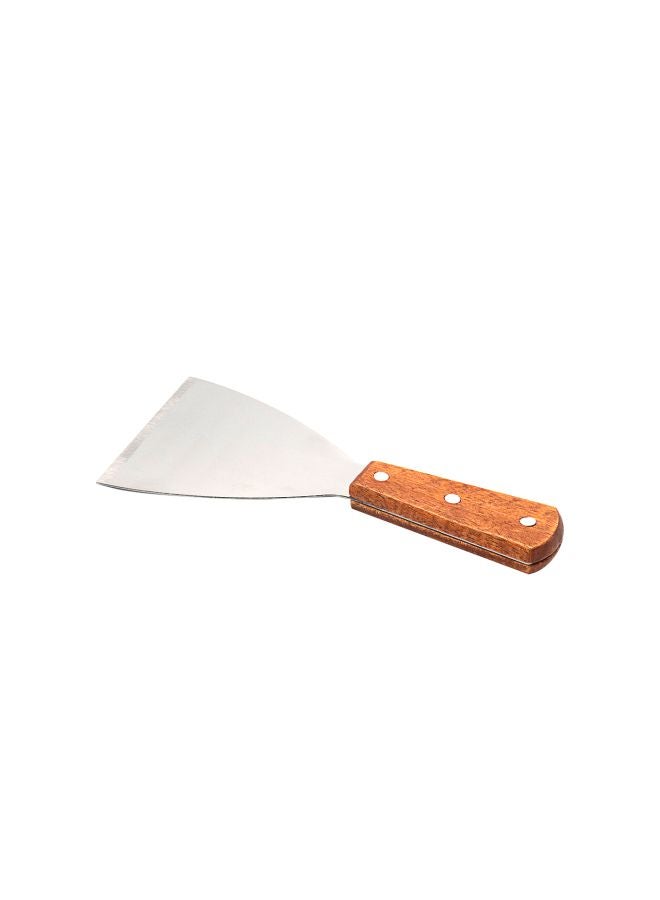 Cc Wooden Handle Pizza And Cake Knife Beige/Silver - Image 2