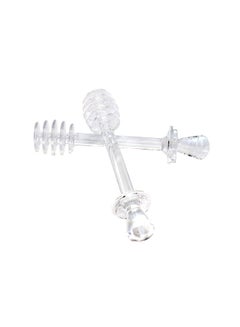 Cc 2-Piece Crystal Honey Dipper Stick Clear  - Image 2