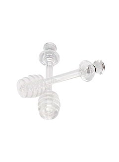 Cc 2-Piece Crystal Honey Dipper Stick Clear  - Image 3