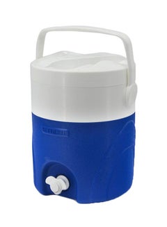 Fresh Beverage Cooler With Handle Blue/White 