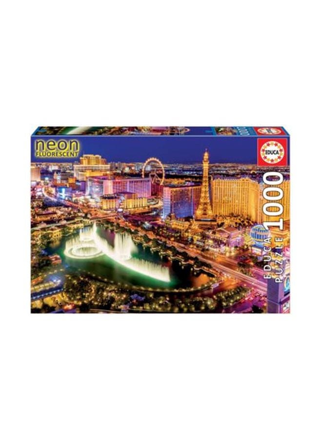 ايديوسا لعبة تركيب الصور المقطعة بتصميم يمثل مدينة لاس فيغاس من 1000 قطعة، طراز 16761