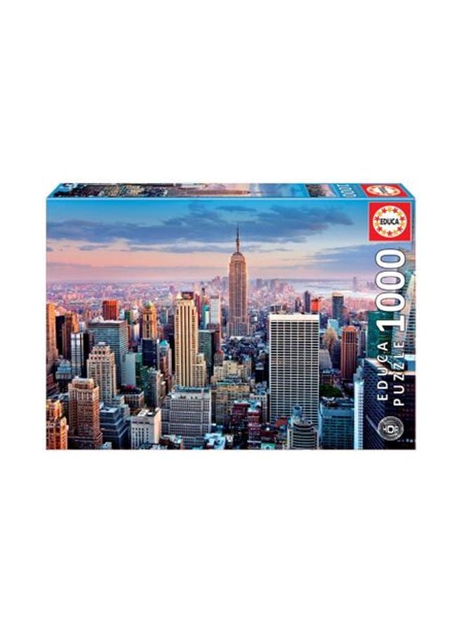 ايديوسا مجموعة بازل تركيب الصور المتقطعة بتصميم يمثل ميدتاون مانهاتن نيويورك مكونة من 1000 قطعة طراز 14811