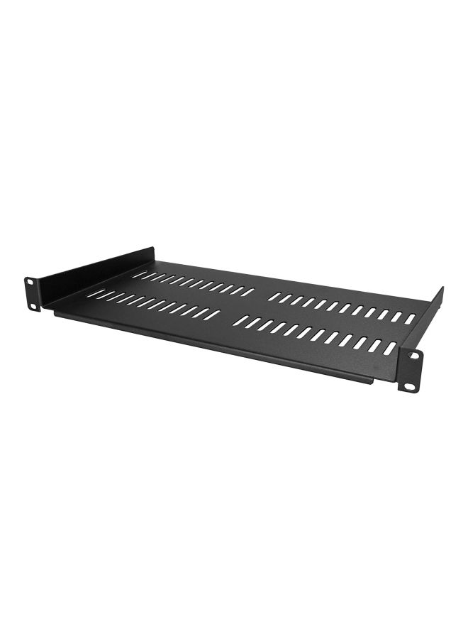 StarTech - Vented Server Rack Mount Shelf Black - Image 1