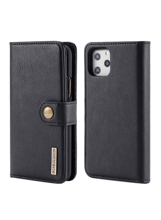 Dg مينغ غطاء حماية واقٍ مع فتحة لمدخل البطاقات لهاتف أبل آيفون 11 برو ماكس أسود - Image 1