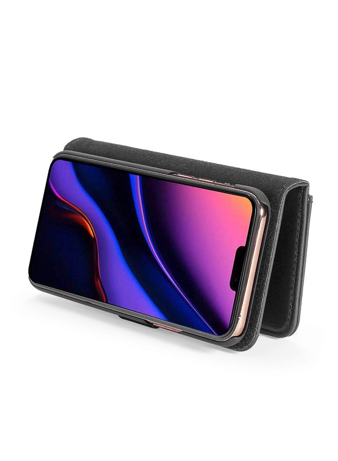 Dg مينغ غطاء حماية واقٍ مع فتحة لمدخل البطاقات لهاتف أبل آيفون 11 برو ماكس أسود - Image 5