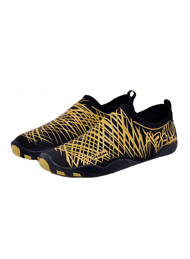Non-Slip Waterproof Slip Ons Yellow  - Image 1