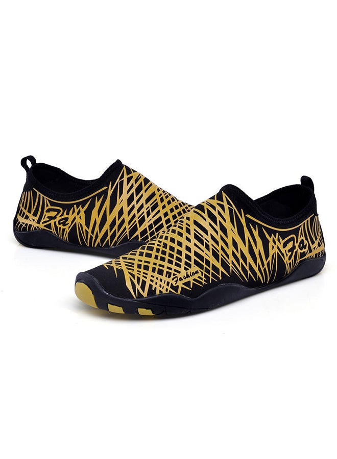 Non-Slip Waterproof Slip Ons Yellow  - Image 3