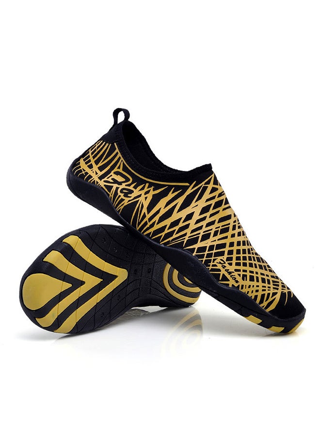 Non-Slip Waterproof Slip Ons Yellow  - Image 4