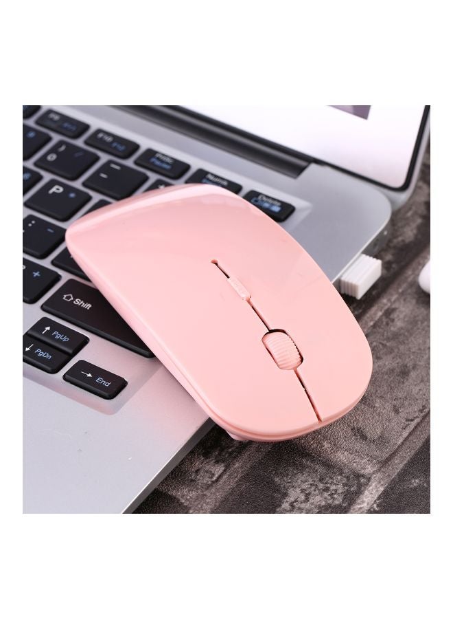Wireless Optical Mouse Pink - Image 2