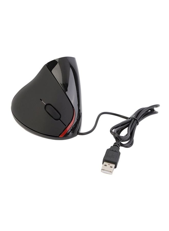 Wired Vertical Gaming Mouse Black - Image 1