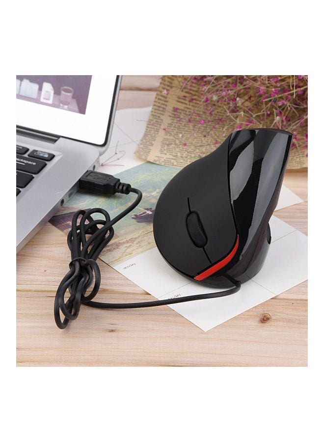 Wired Vertical Gaming Mouse Black - Image 2