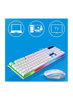 ماركة غير محددة مجموعة G21 مكونة من لوحة مفاتيح سلكية وماوس للألعاب منفذ USB  - Image 2