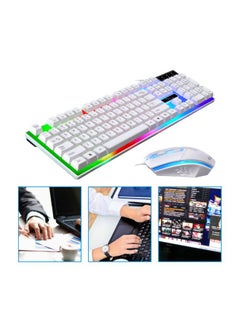 ماركة غير محددة مجموعة G21 مكونة من لوحة مفاتيح سلكية وماوس للألعاب منفذ USB  - Image 4