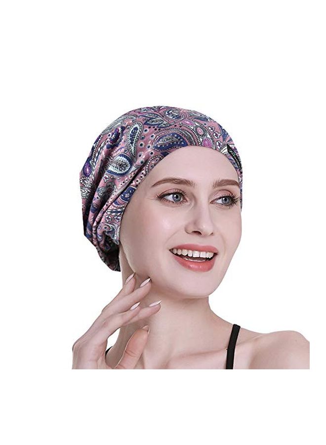 فوكوس كير قبعة توربان من الساتان لتغطية الشعر أثناء النوم أسود 10بوصة - Image 3