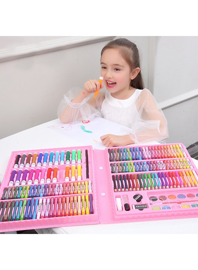 Generic 168-Piece Watercolor Drawing Painting Tools Gift Box Set Multicolour 