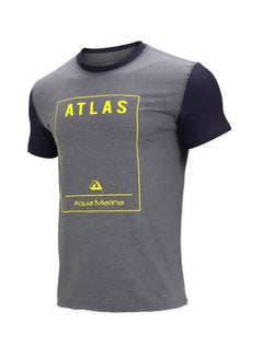 ATLAS -Men's Rashguard SS (Grey)- XXL